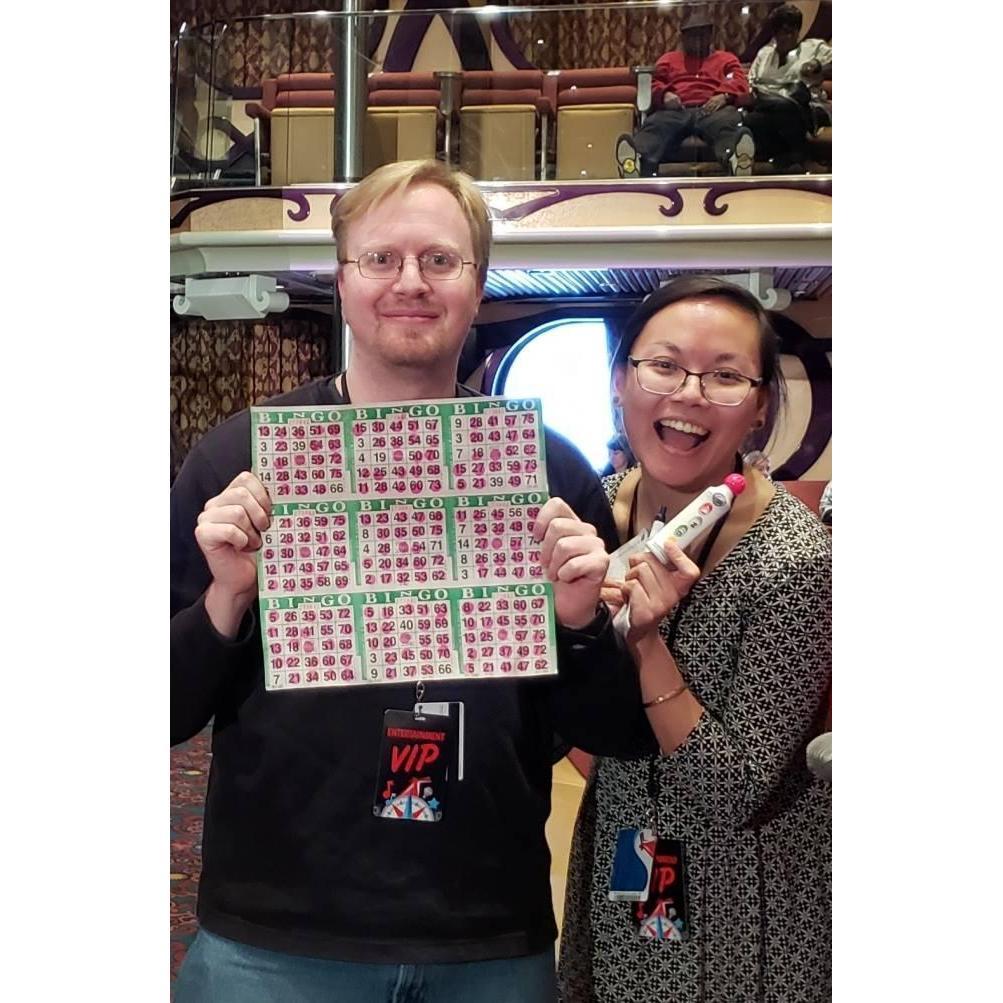 We won bingo!!!