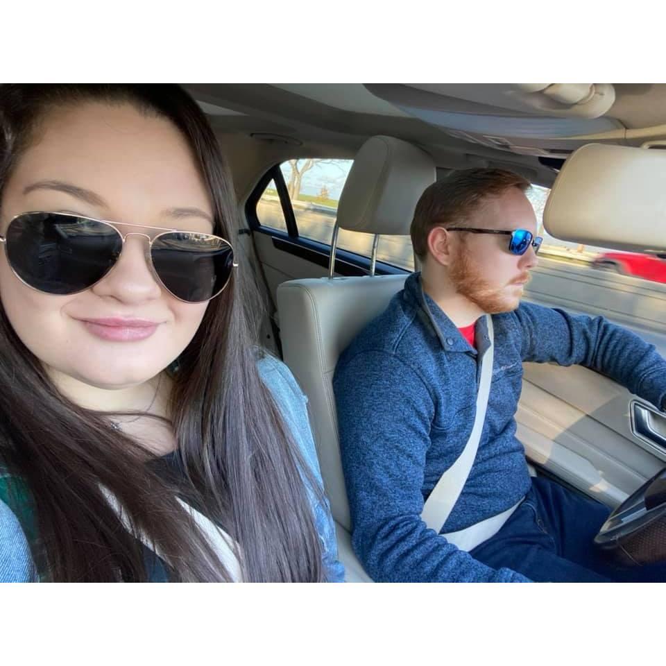 Driving to downtown Chicago together!