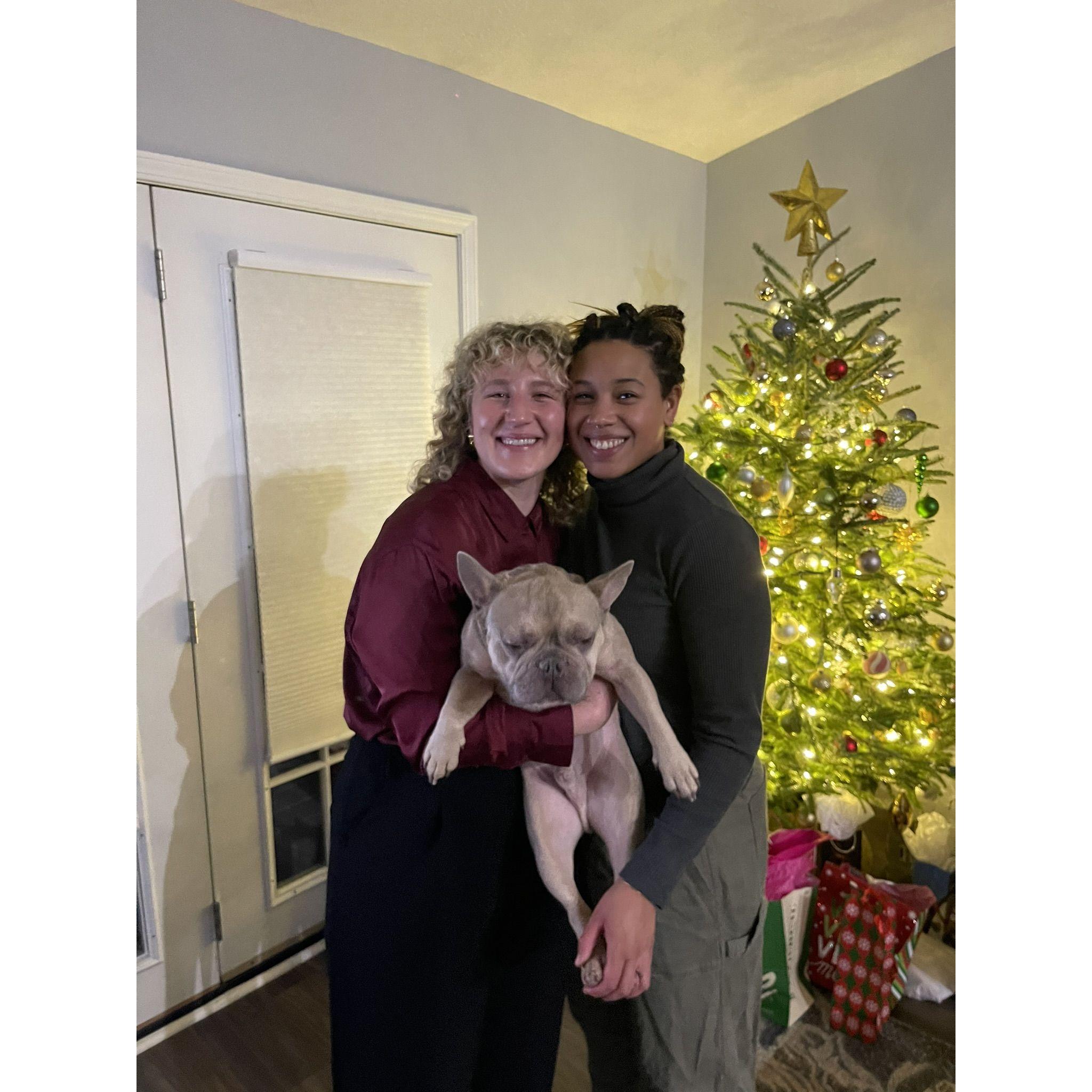Our first Christmas with Jacques!