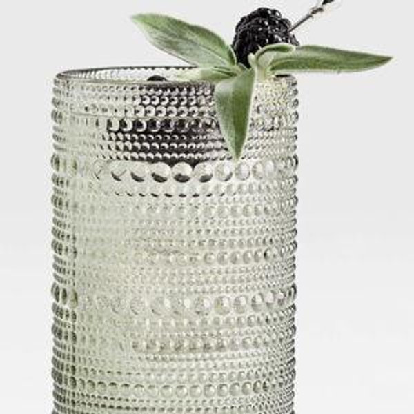 Alma Clear Vintage Highball Glass + Reviews | Crate & Barrel