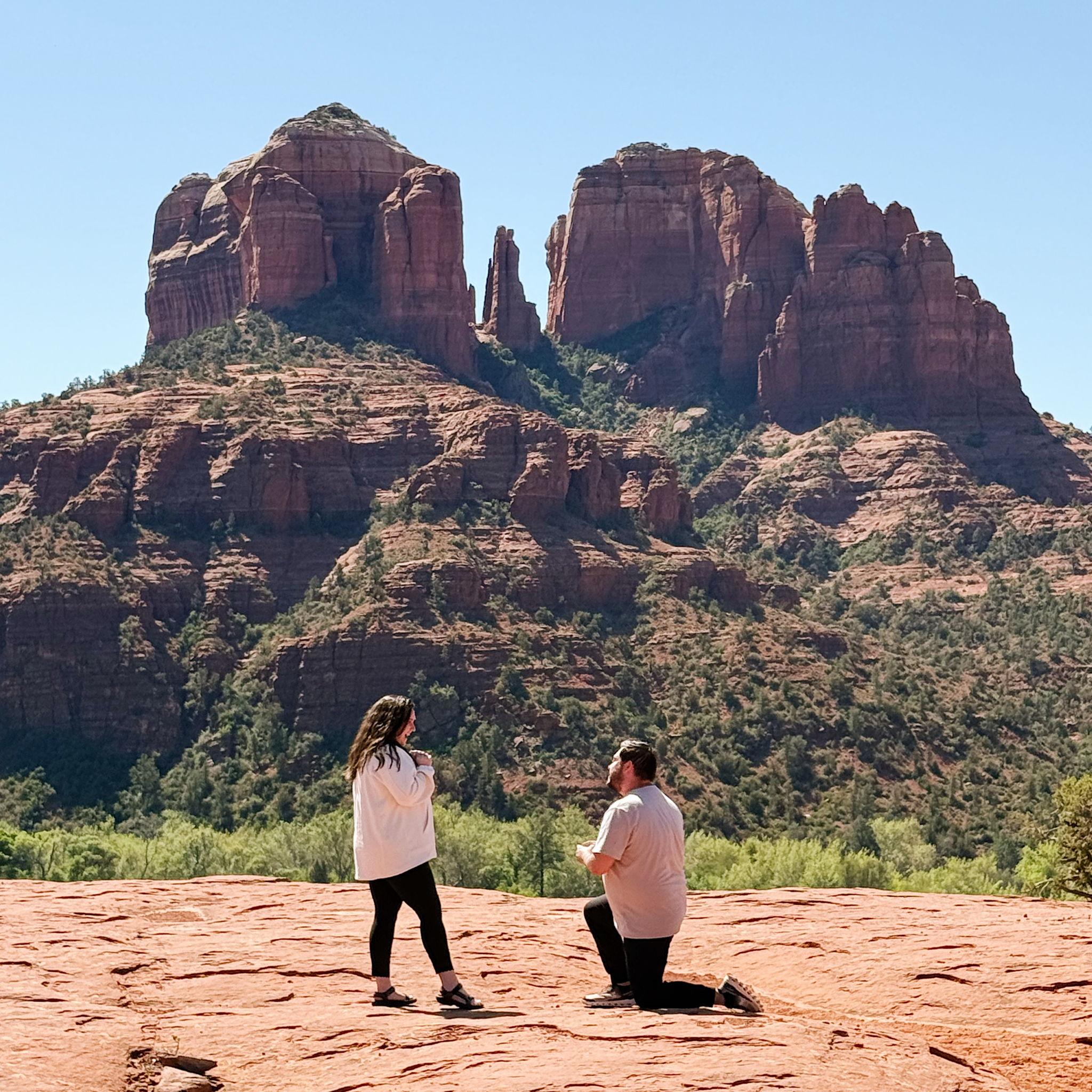 Trevor planned our "hike" a week in advance with his best friends, which made for the perfect moment - Sedona