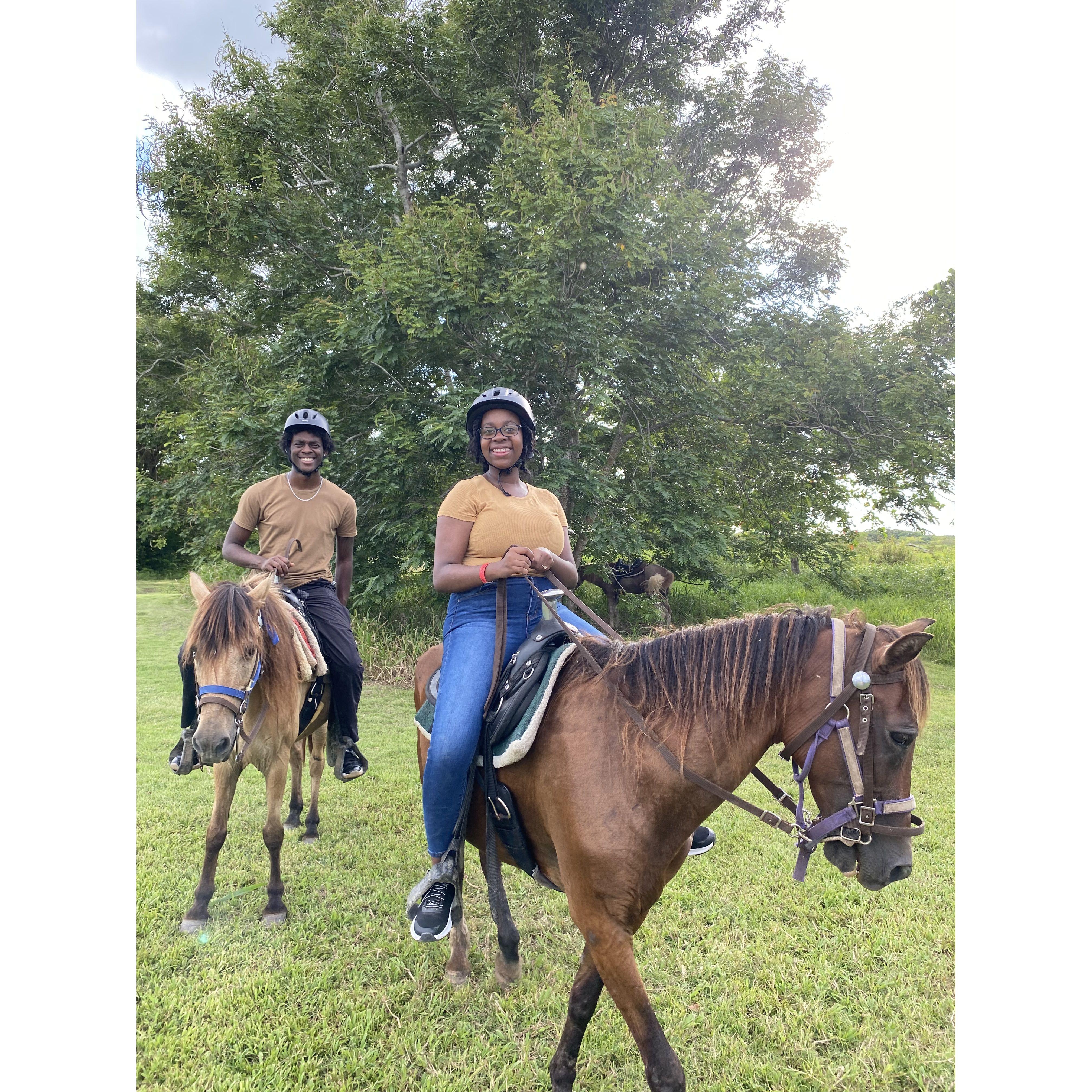 Horseback riding in San Juan, Puerto Rico