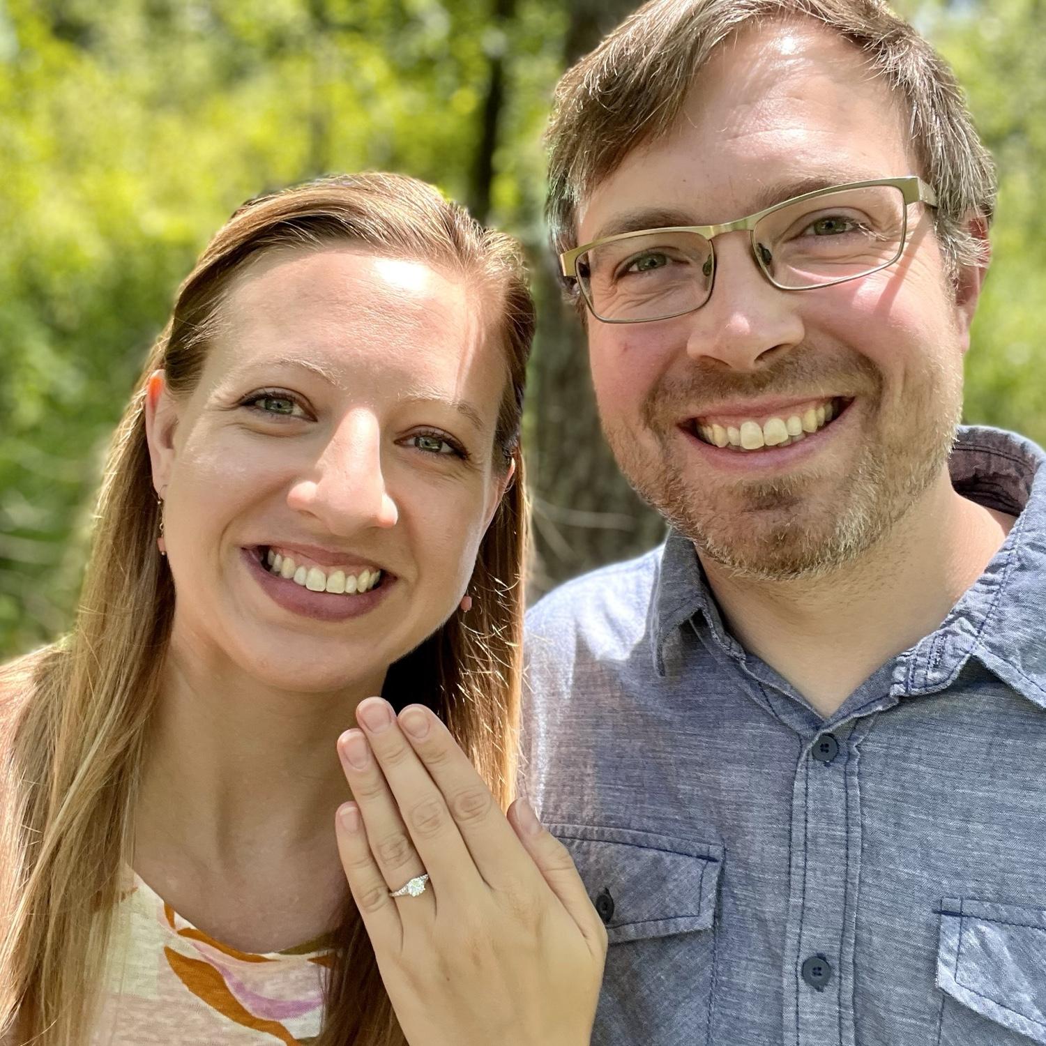 Right after he popped the question! Lebanon Hills 07/2023