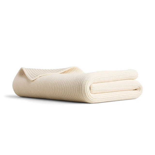 Preston Lane Greenwich Weighted Blanket 15 lbs – 100% European Cotton, Made in Portugal – Soft, Breathable & Chemical-Free Weighted Throw Blanket for Adults, Sofa or Bed