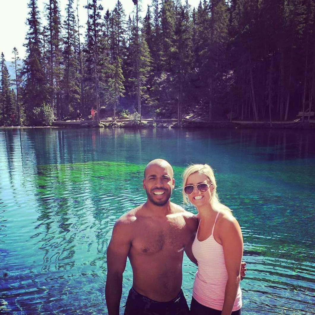 Hiking at grass lakes