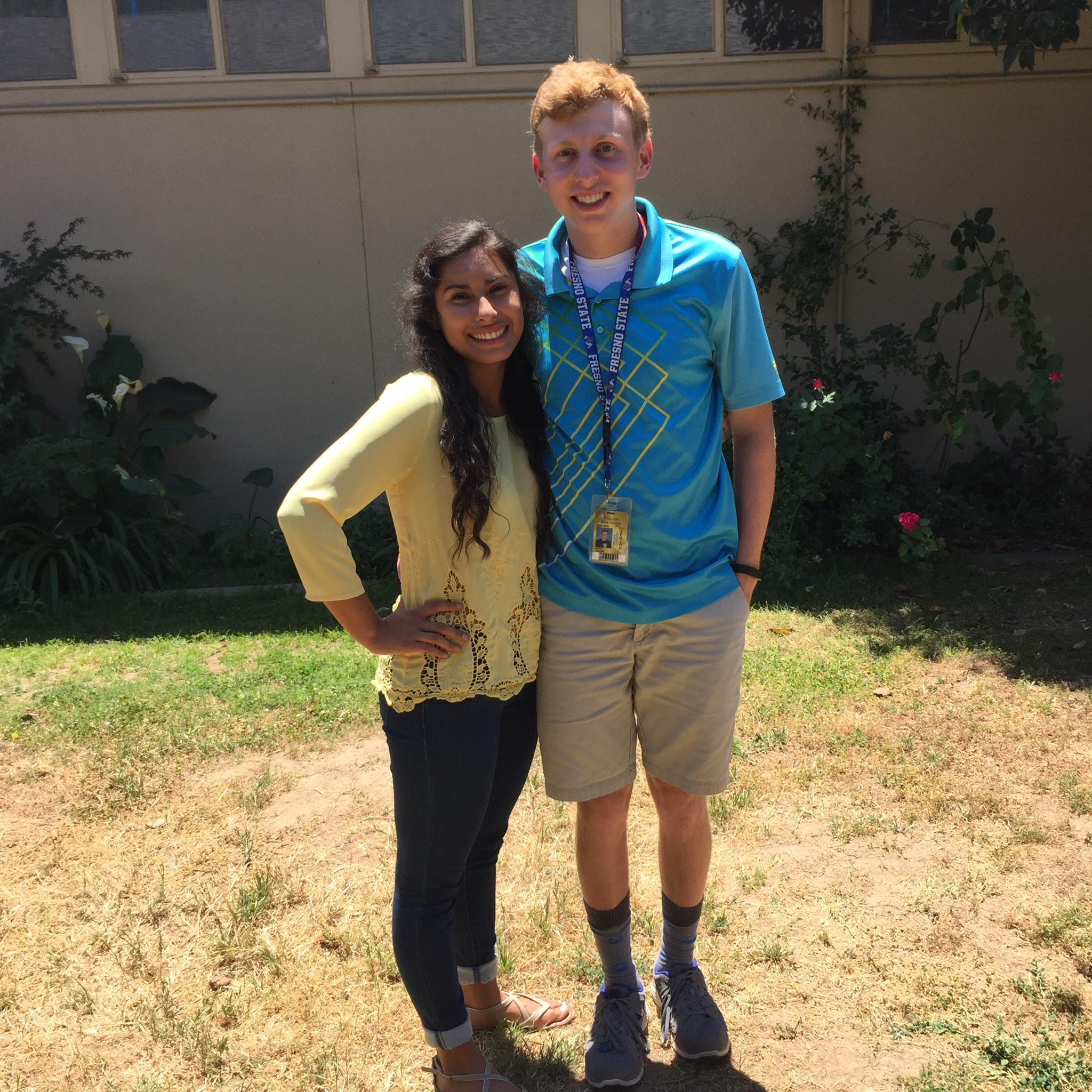 Our last day of senior year of high school. (2015)