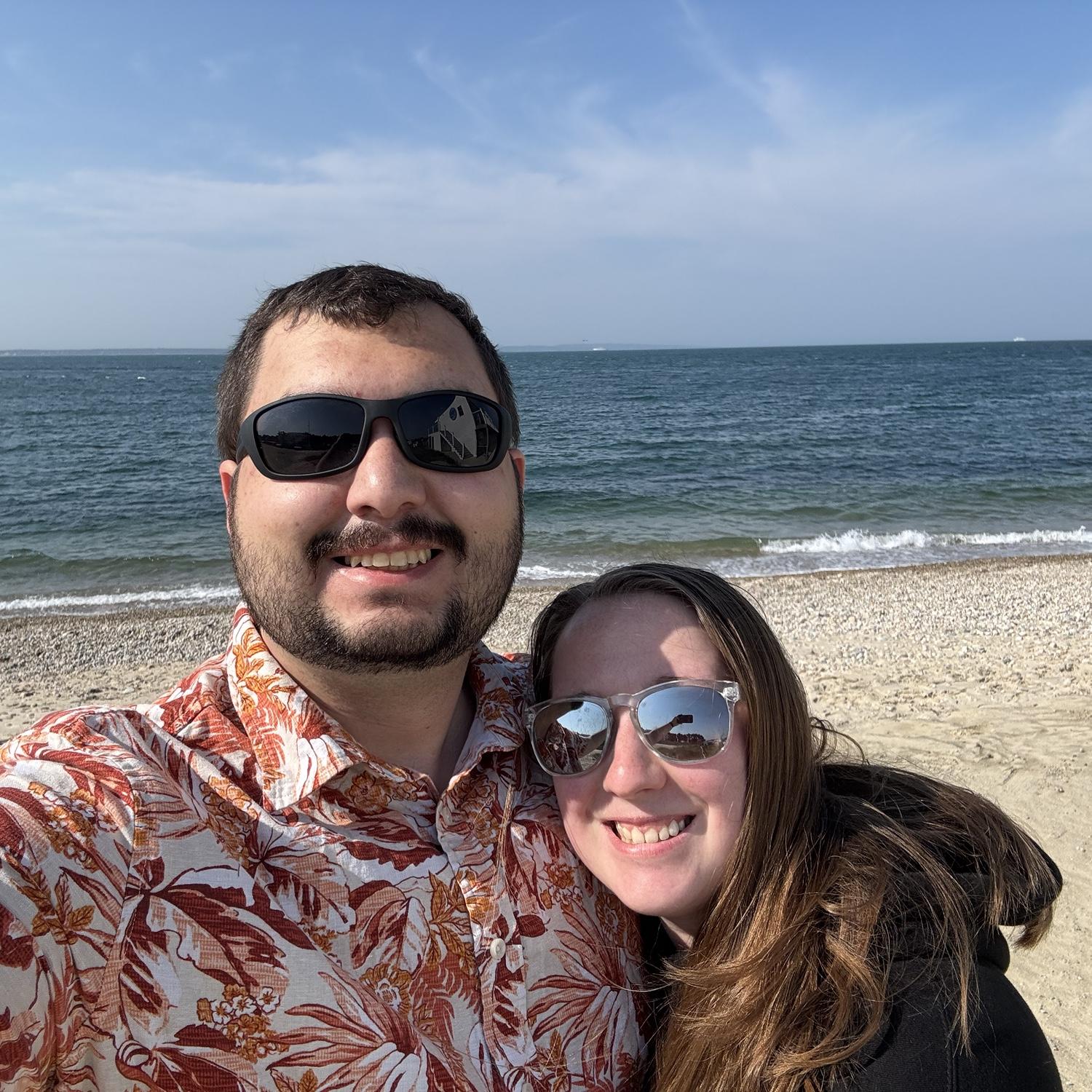 Day we got engaged 6-4-25 
Falmouth, MA