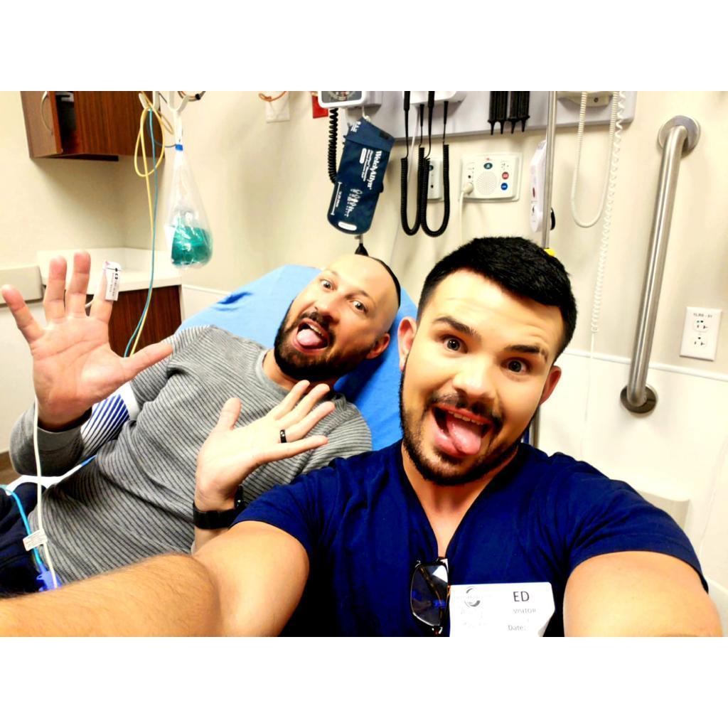 Even when we are in the hospital we still have fun.