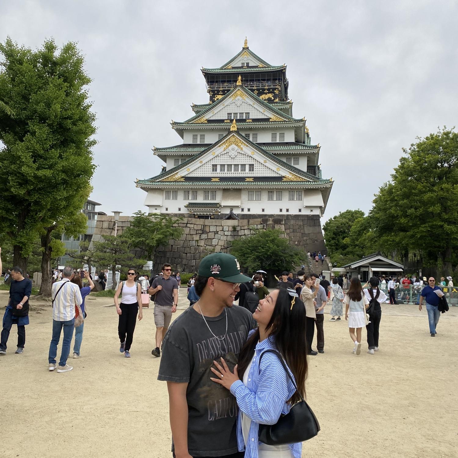 05.13.23, the start of the 3-month long Asia trip - osaka castle 🏰