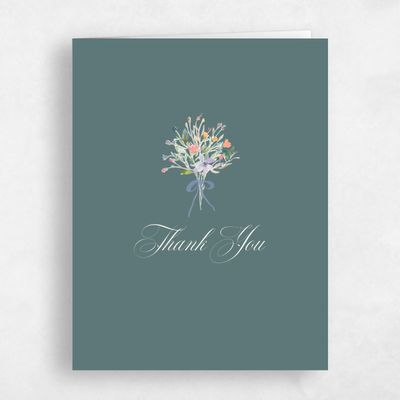 Multi-Colored Wedding Thank You - Pesco Portrait