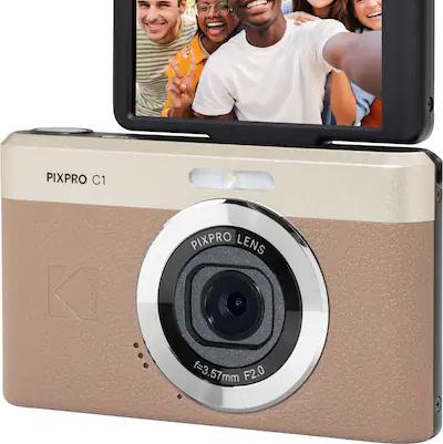 Kodak - PIXPRO C1 Digital Camera - Brown