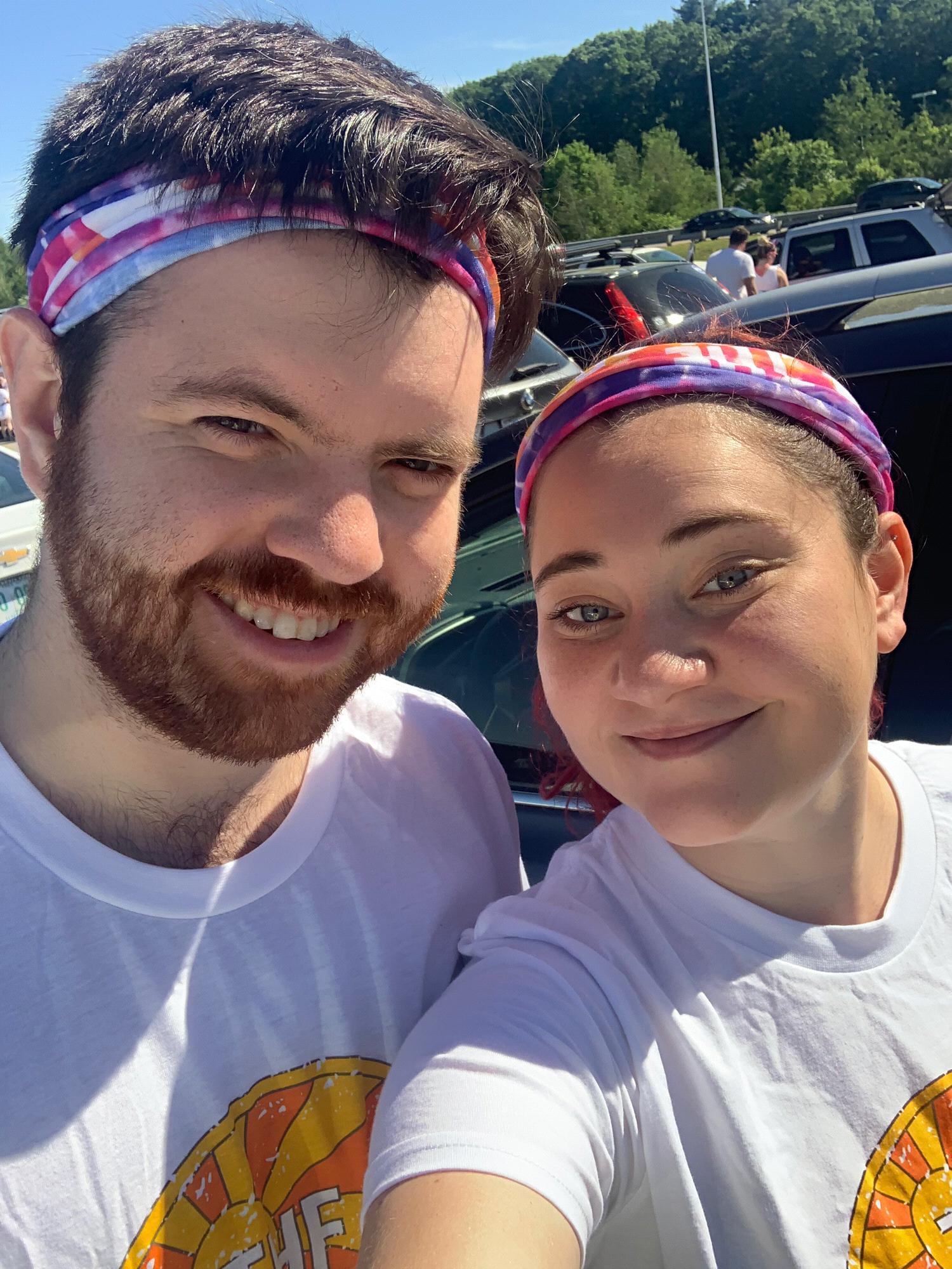 Before we ran the color run!
