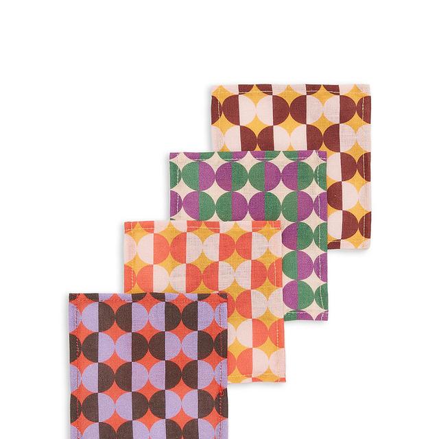 Mezzaluna Cocktail Napkins, Set of 4