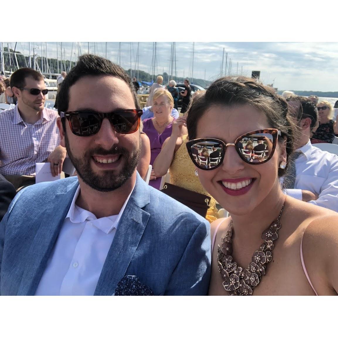 Johnny's first time in Erie for our friend's wedding!