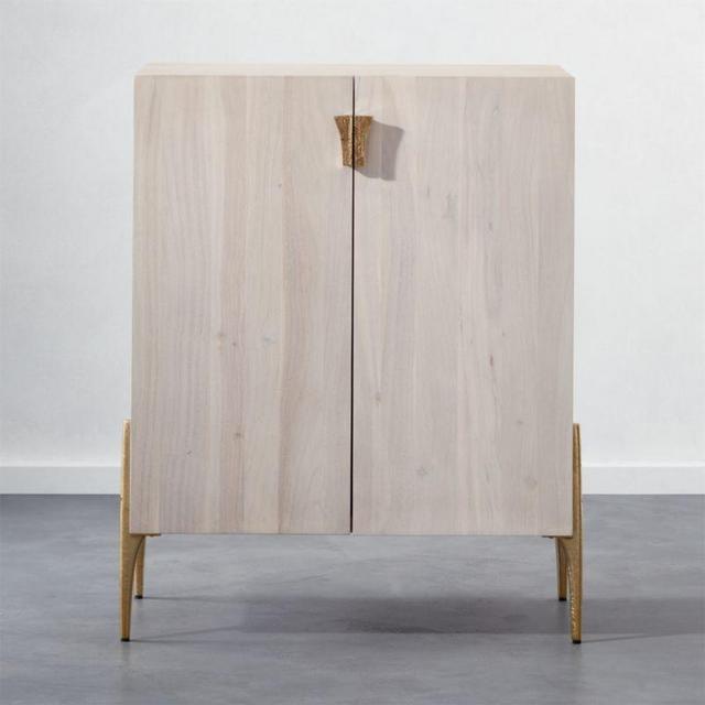 Cast Acacia Bar/Entryway Cabinet