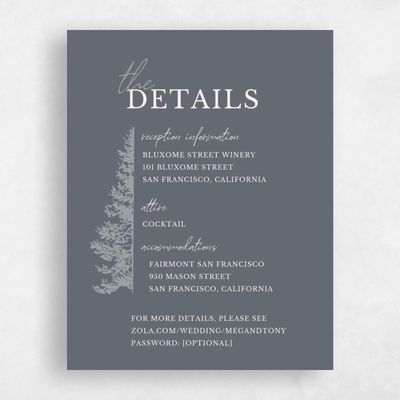 Charcoal, Grey Wedding Enclosure - Pinehaven