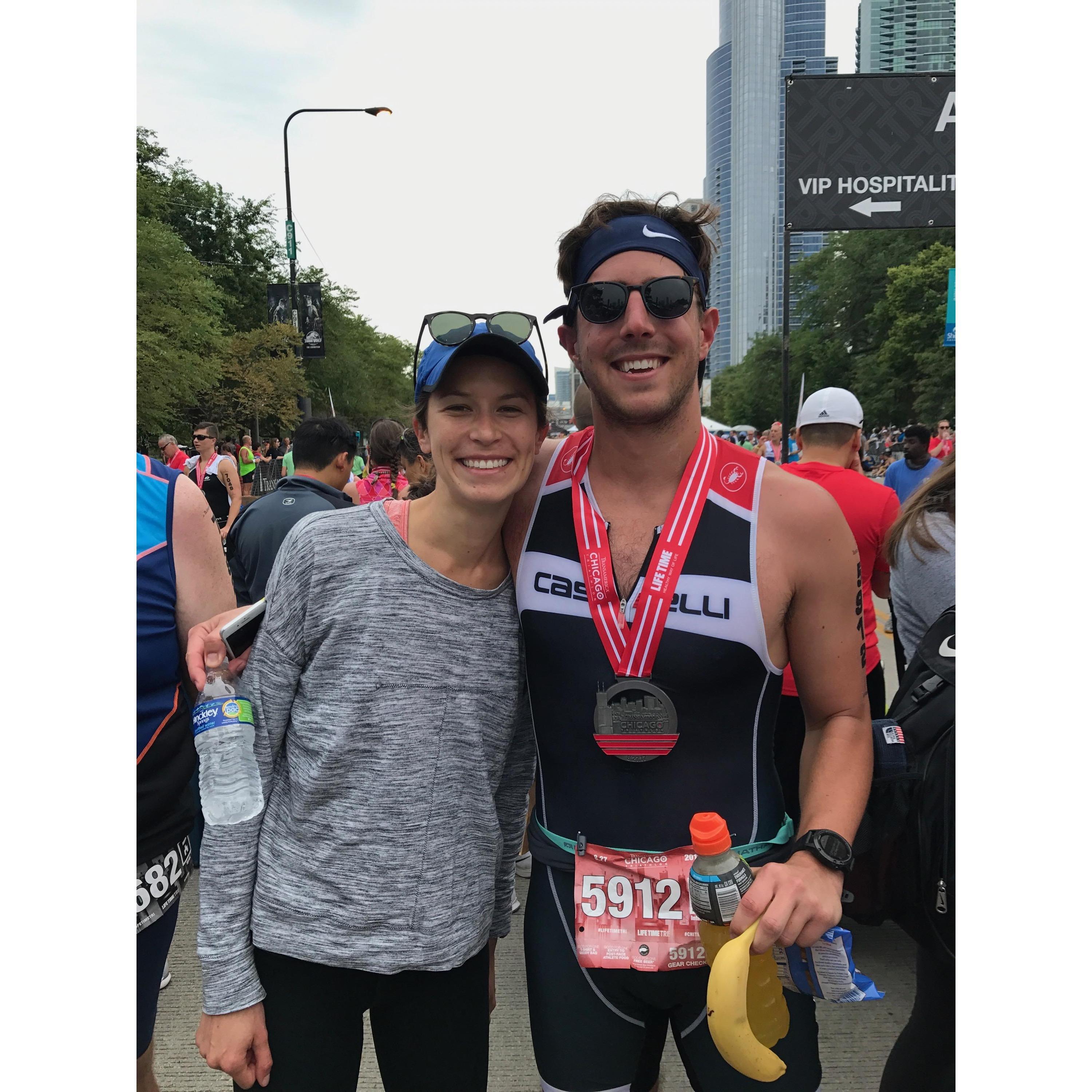 Henry's first triathalon | Chicago, IL