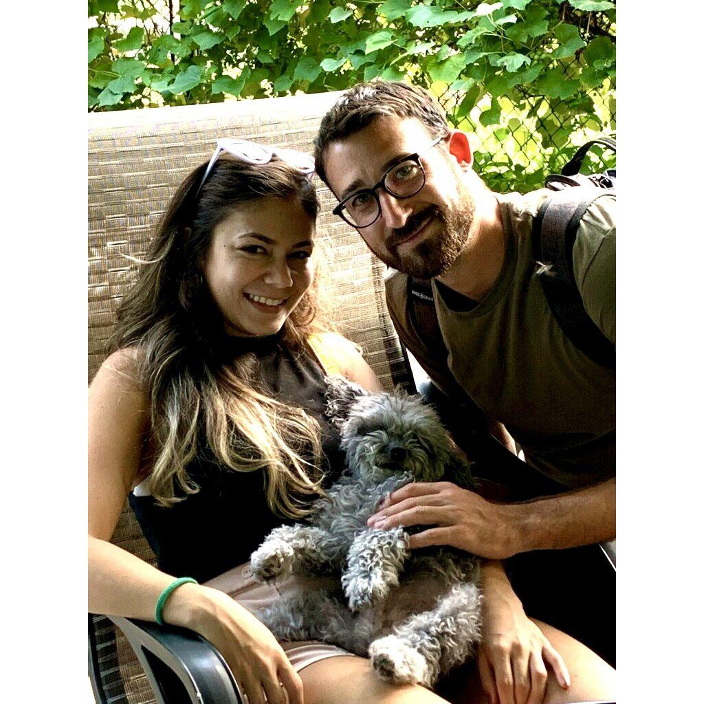 Poolside time with Ted