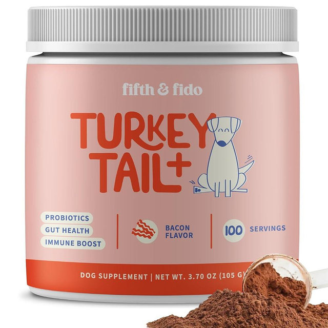 Turkey Tail Mushroom for Dogs – Lipoma Treatment for Dogs – Mushroom Supplement for Lumps and Bumps - Dog Wart Remover - Dog Probiotic Mushroom Powder
