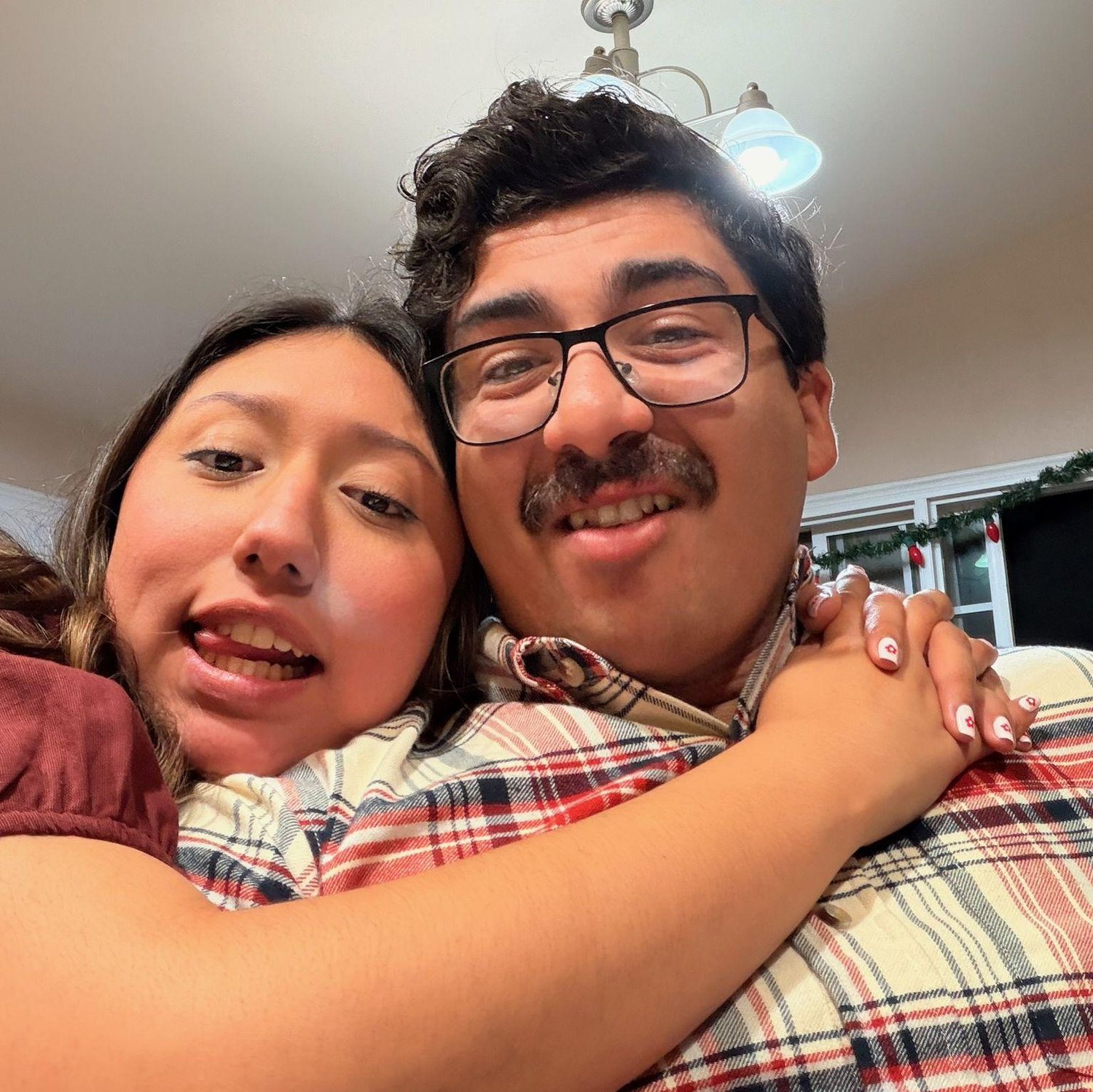Elisha's first New Year's away from family