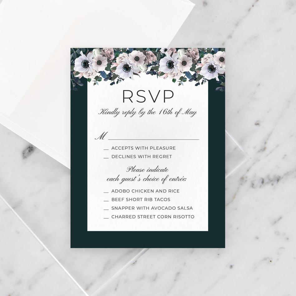 Zola Wedding Invitations - Napa Wreath