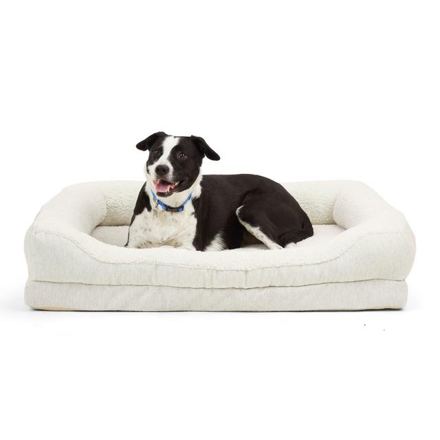 EveryYay Snooze Fest Orthopedic Cuddler Dog Bed, 40" L X 30" W