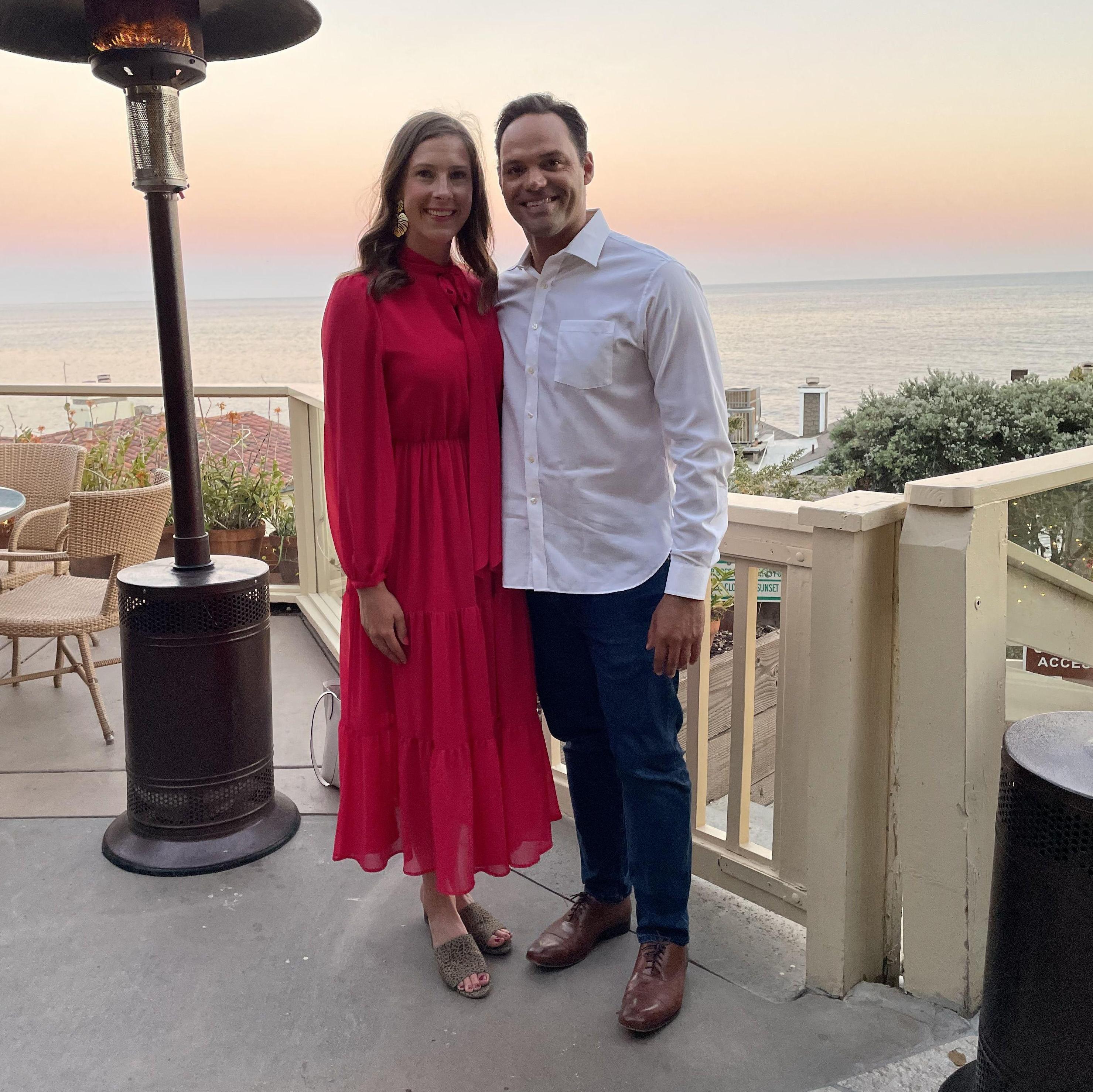 Meghan's first trip to California with Max