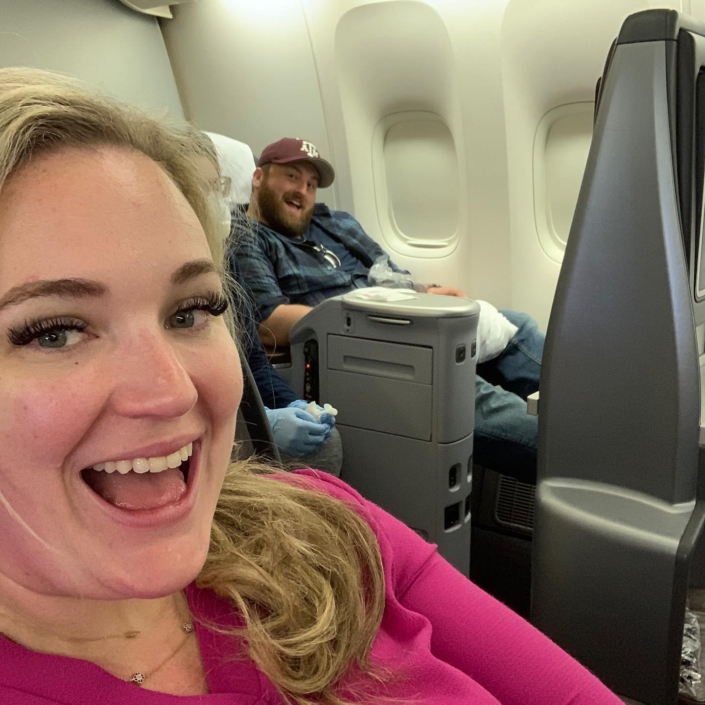 On the way to Hawaii for Prissy's birthday!