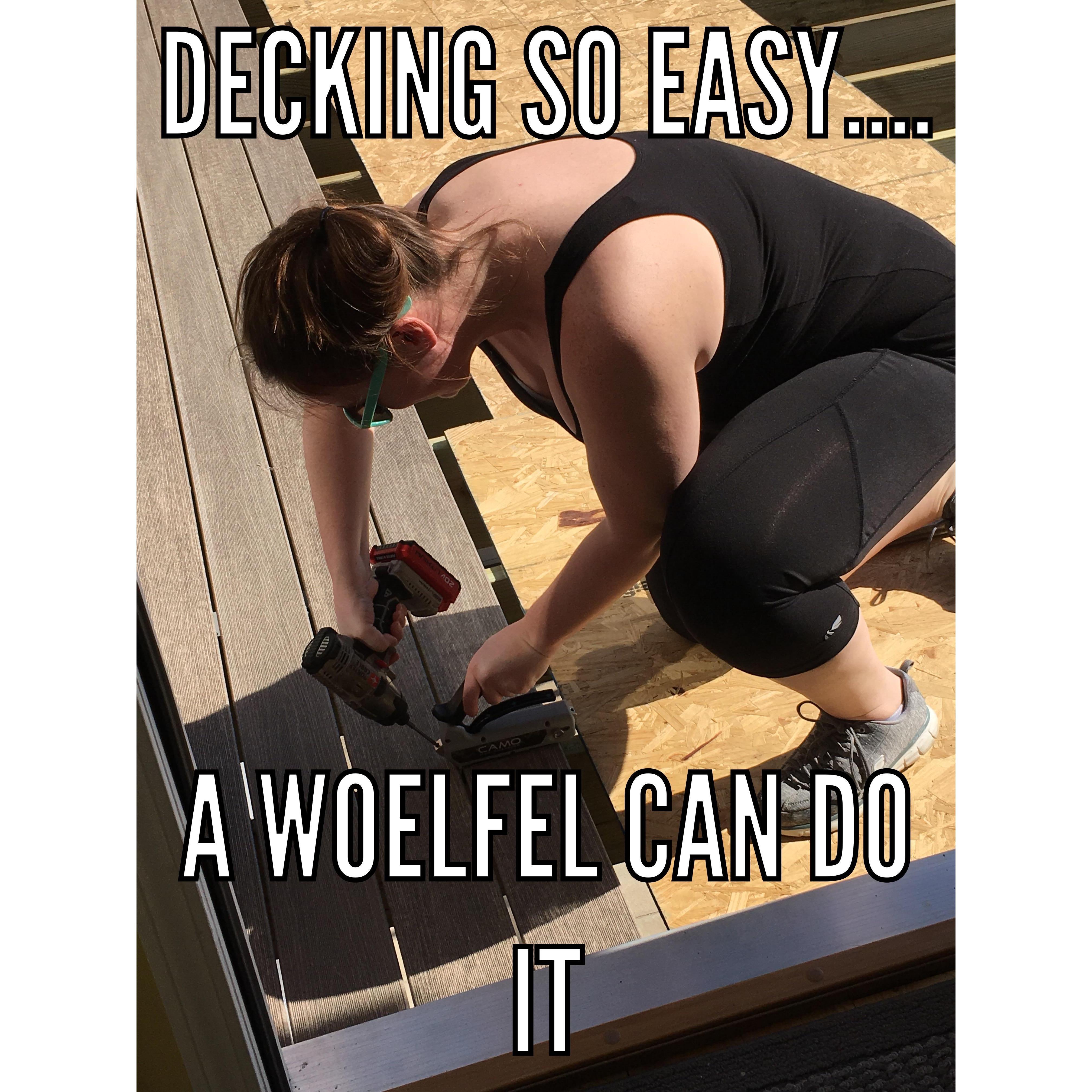 What can I say...I'm pretty handy!