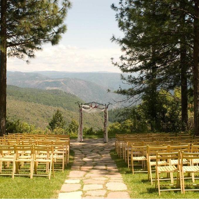 The ceremony sight.
