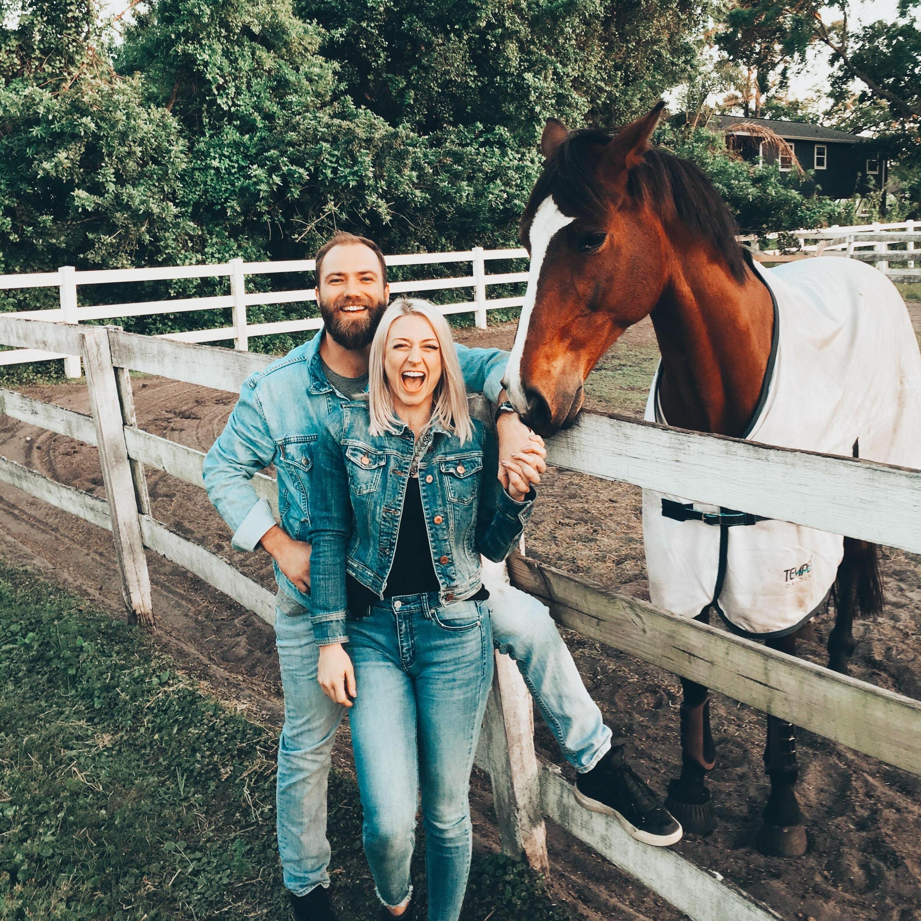 Karl took us to visit some local horses in Tampa