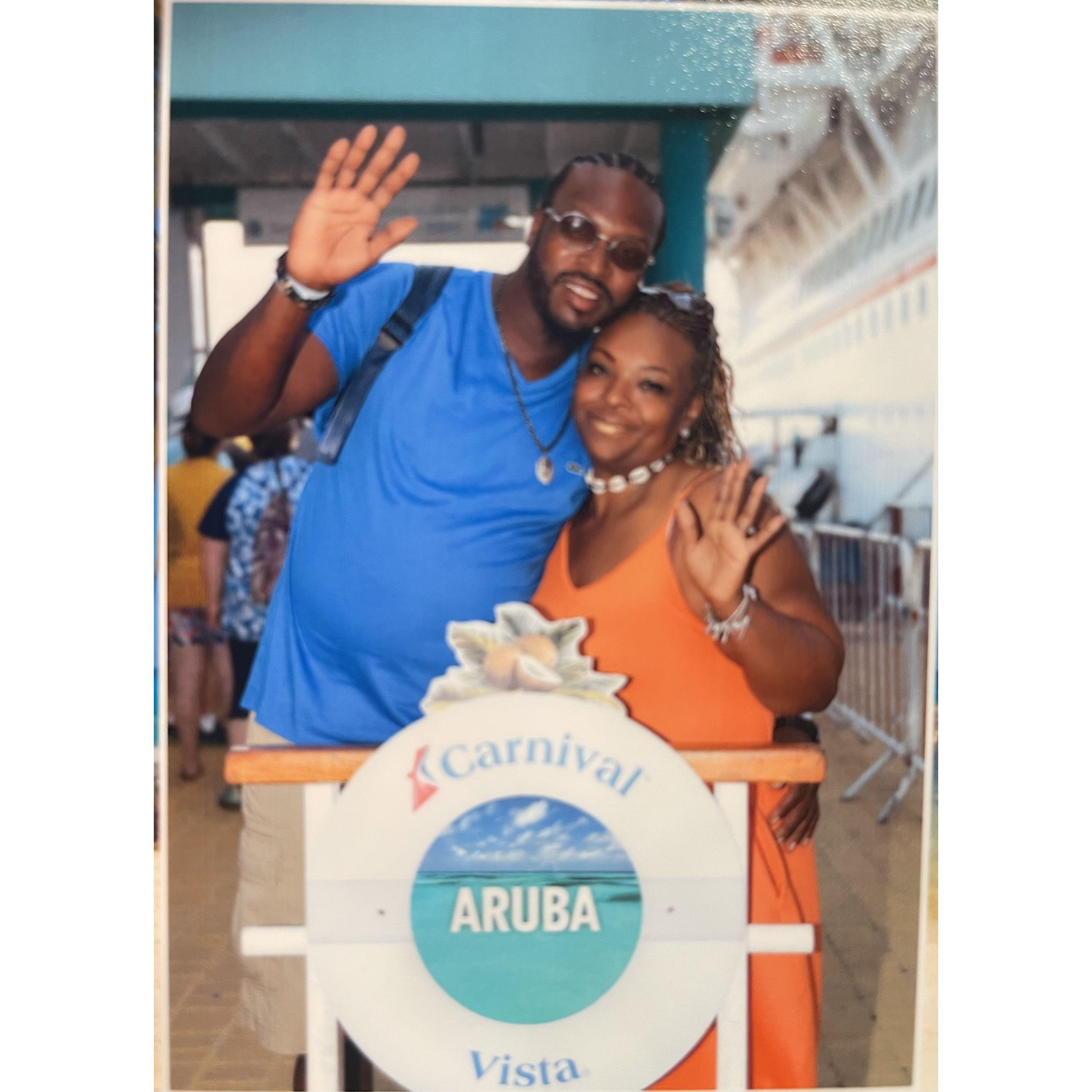 One of our last stops on the 'love boat'.
