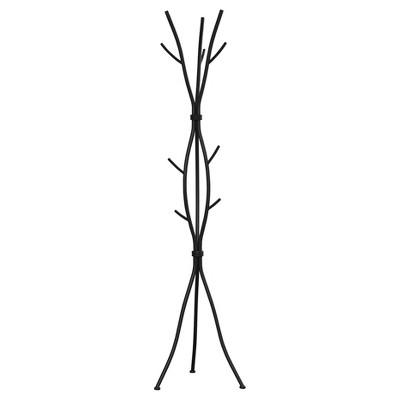 Coat Rack - Hammered Black Metal - EveryRoom
