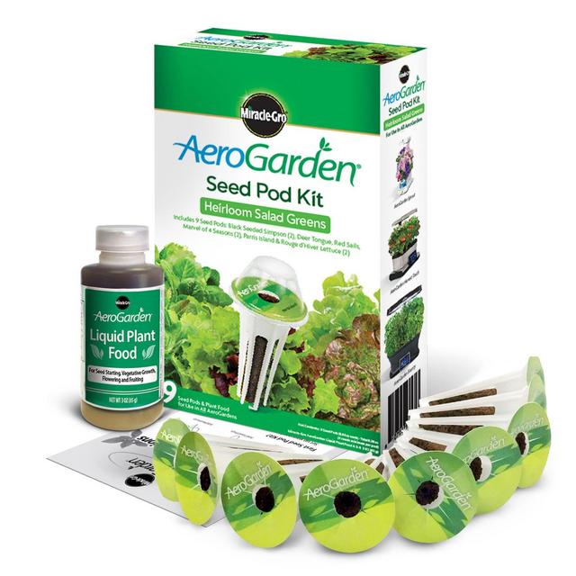 Miracle-Gro® AeroGarden™ Heirloom Salad Greens Seeds 9-Pod Kit
