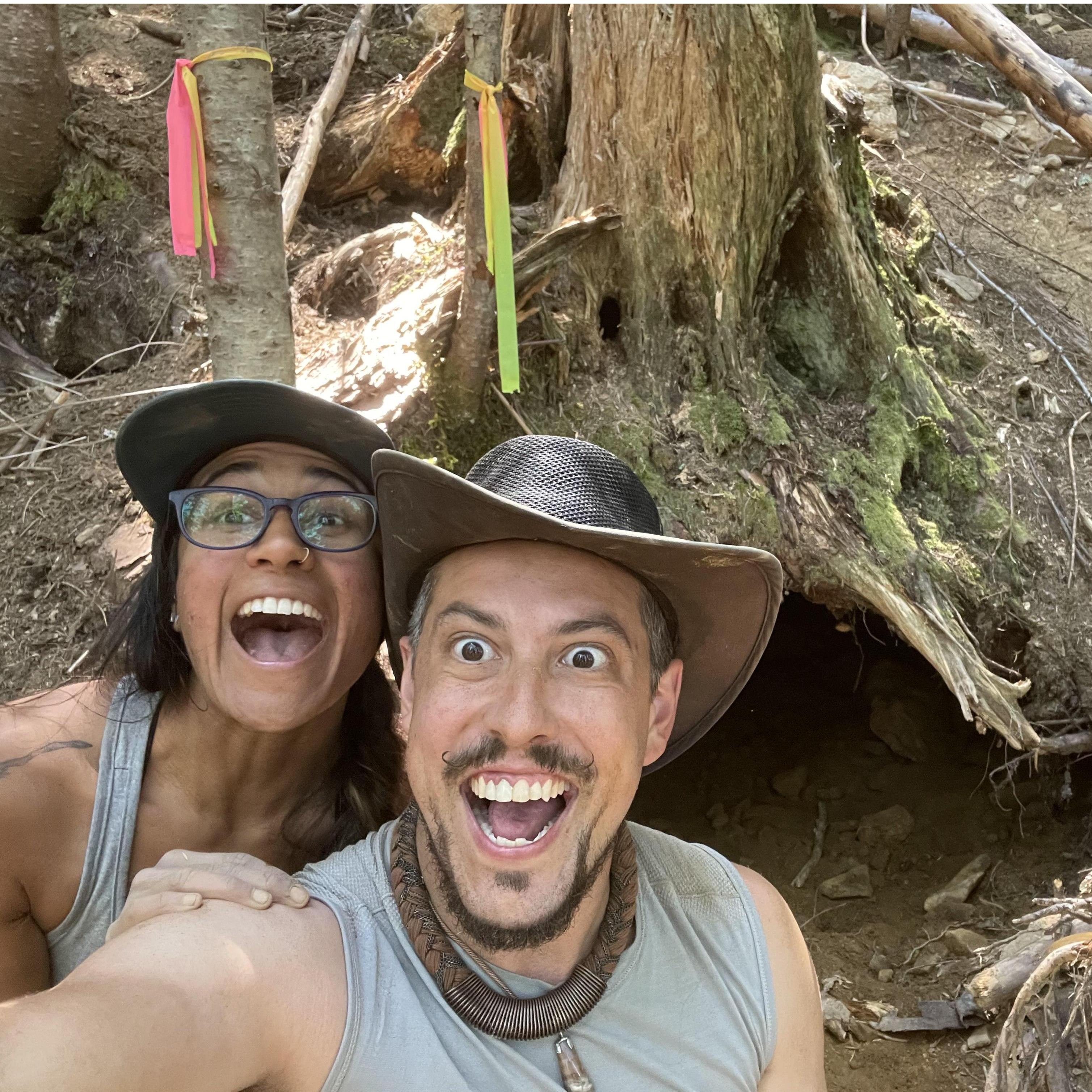 Our first crystal-hunting adventure out Tinkham Road!