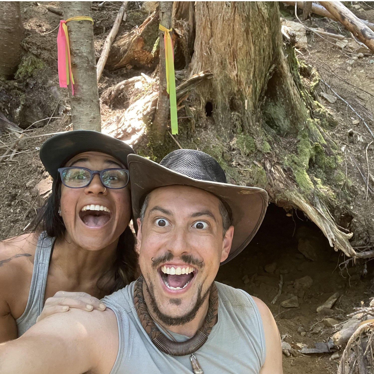 Our first crystal-hunting adventure out Tinkham Road!