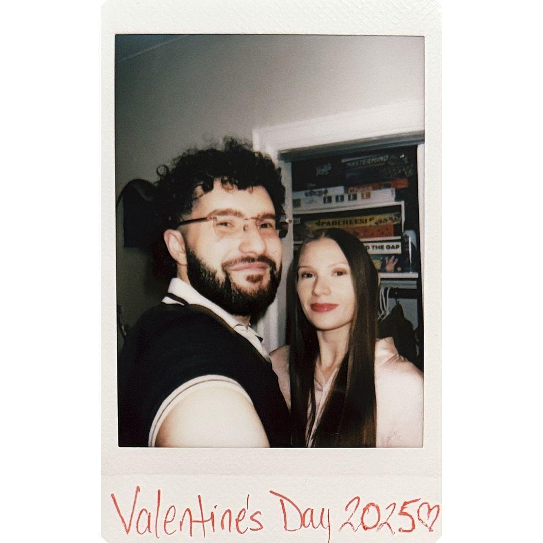 Our first Valentine's Day.