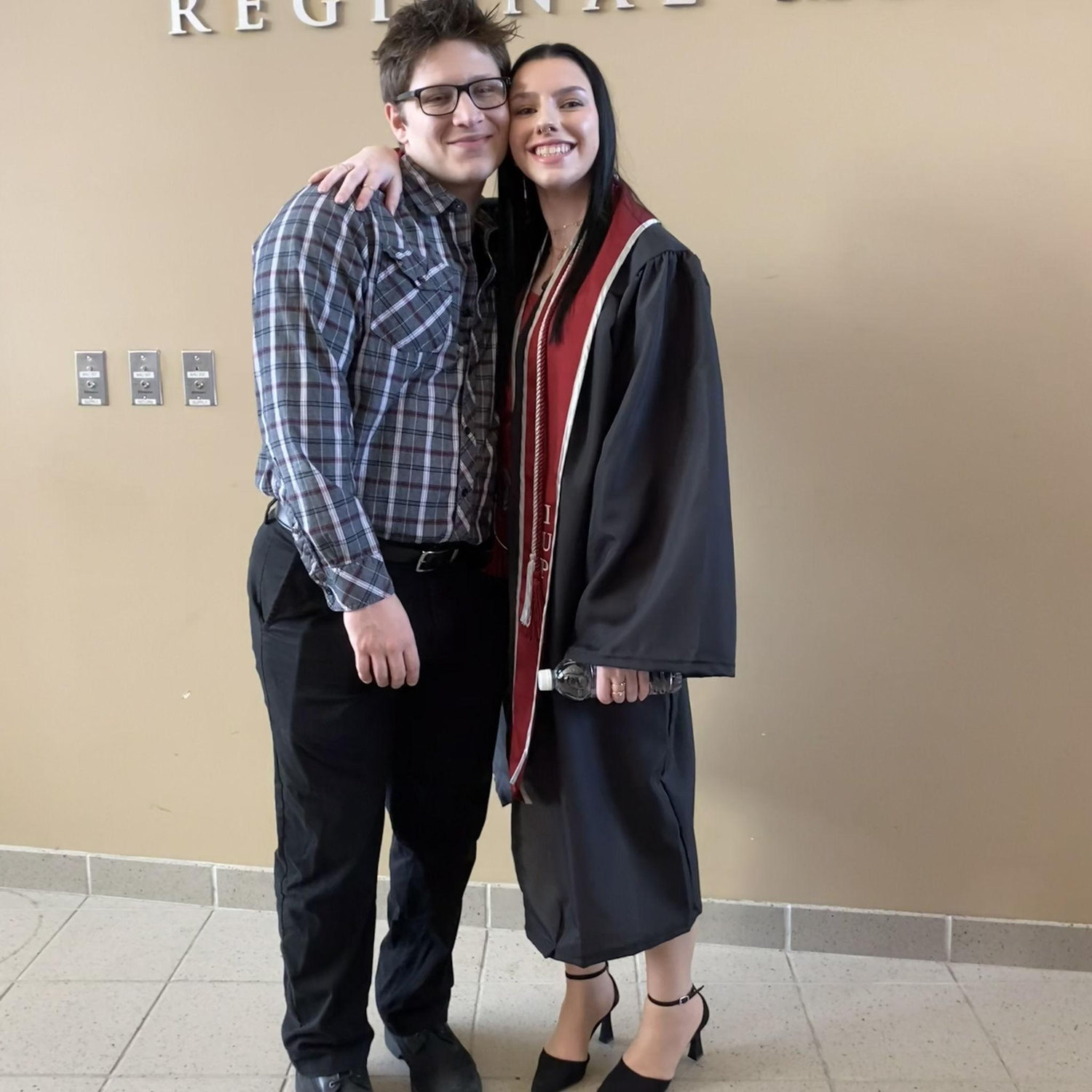 Nikita's college graduation