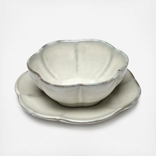 Inku Medium Ribbed Bowl by Sergio Herman, Set of 4