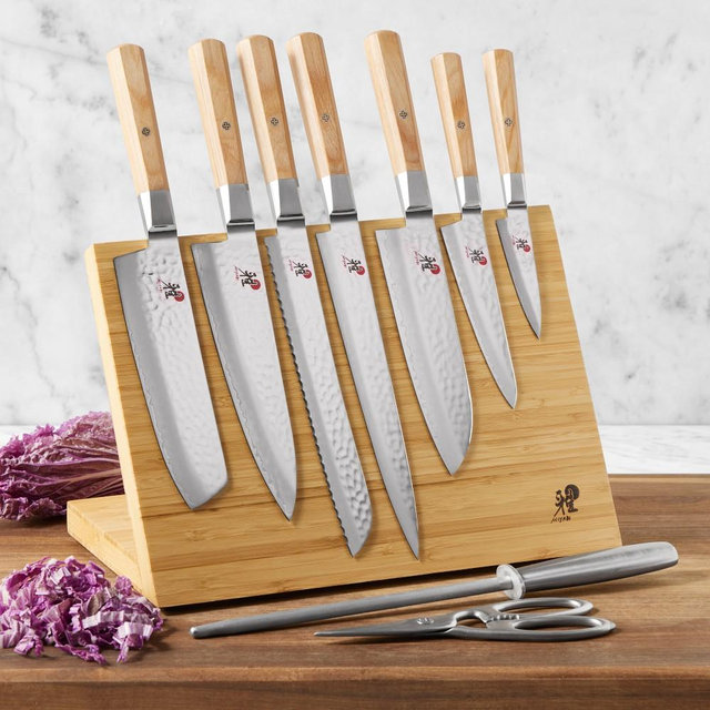 Miyabi Shiro Magnetic Easel Knife Block, Set of 10