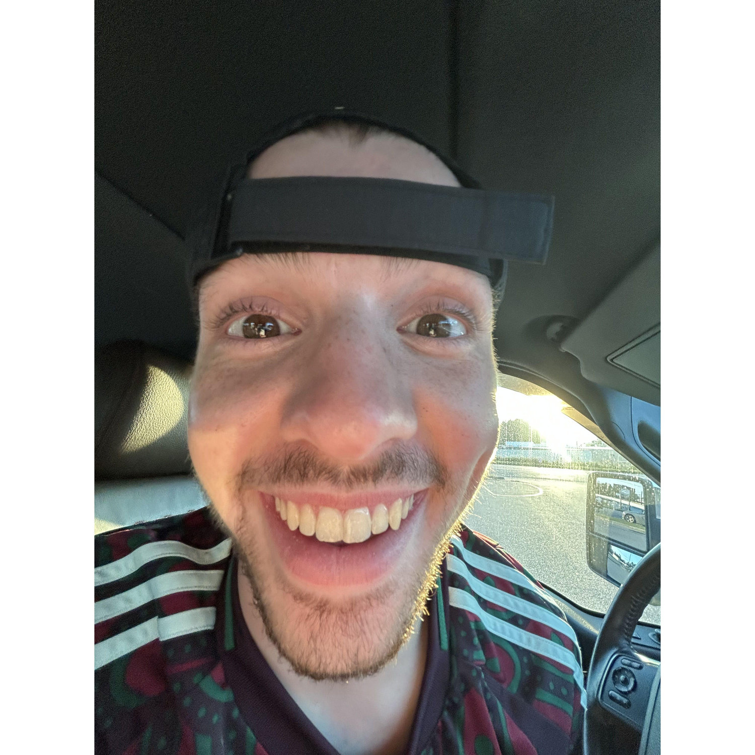 Ethan after a bad day at the driving range