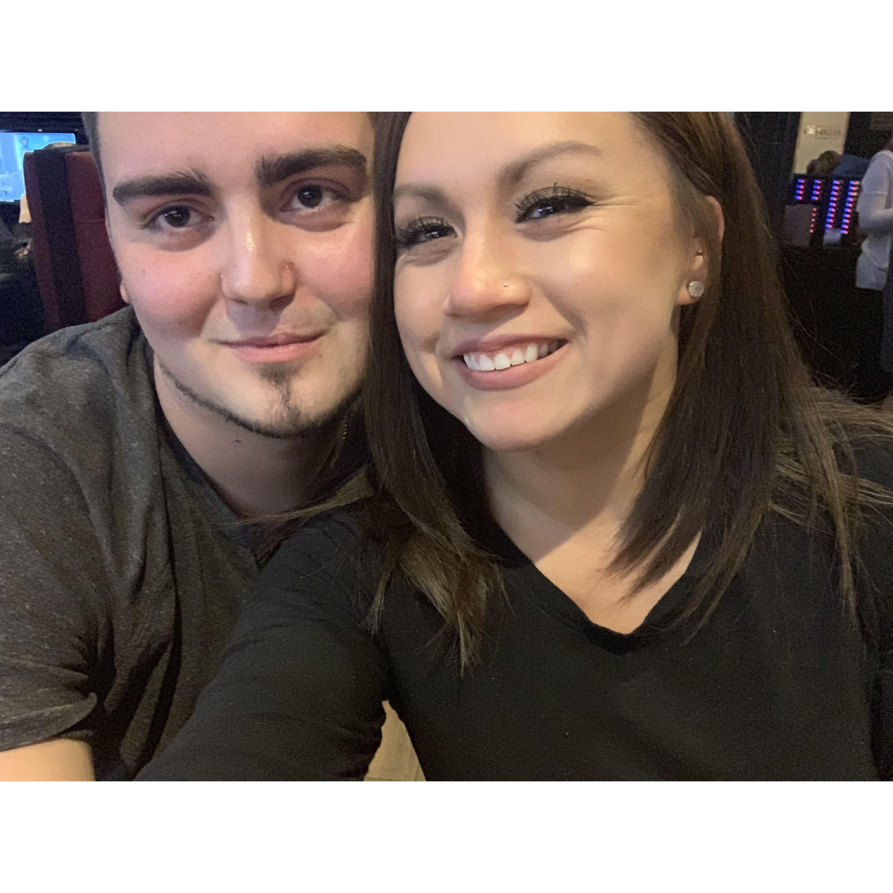 one of our first photos together