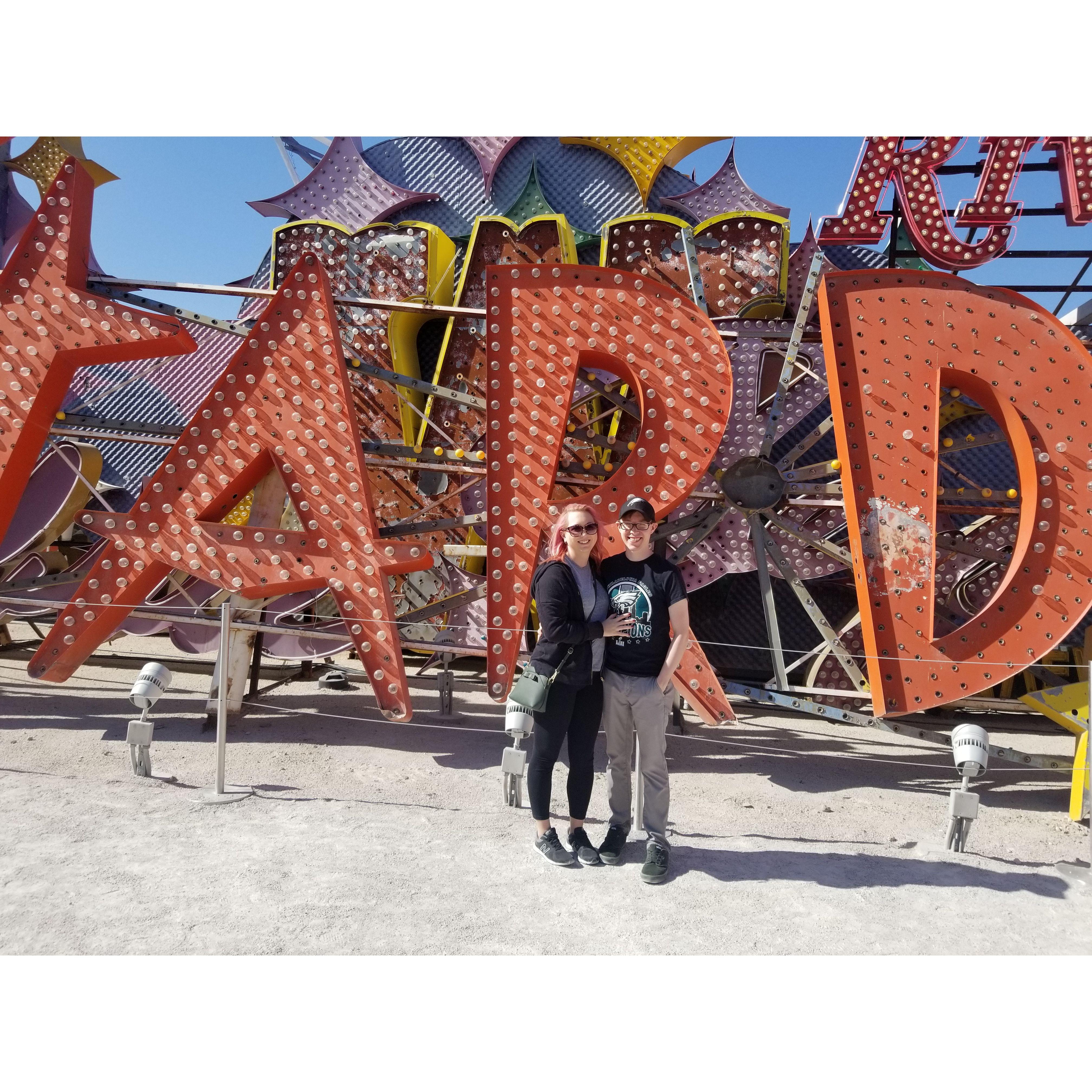 Neon lights museum in Las Vegas