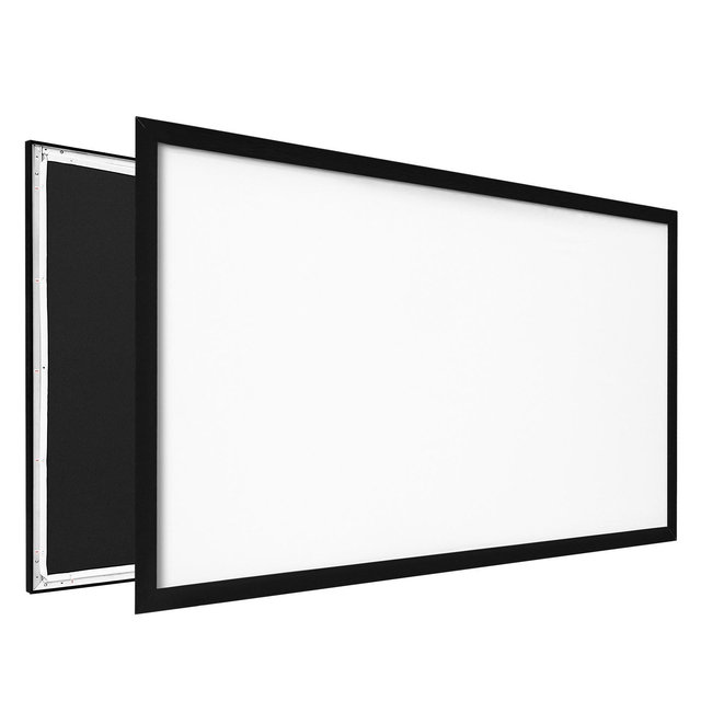 VEVOR Big 110" Diagonal 16:9 HD Projector Screen Home Theater Outdoor Use, Black&White