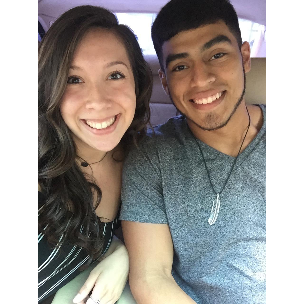 After their first official date to Olive Garden for Nat's favorite (spaghetti of course)