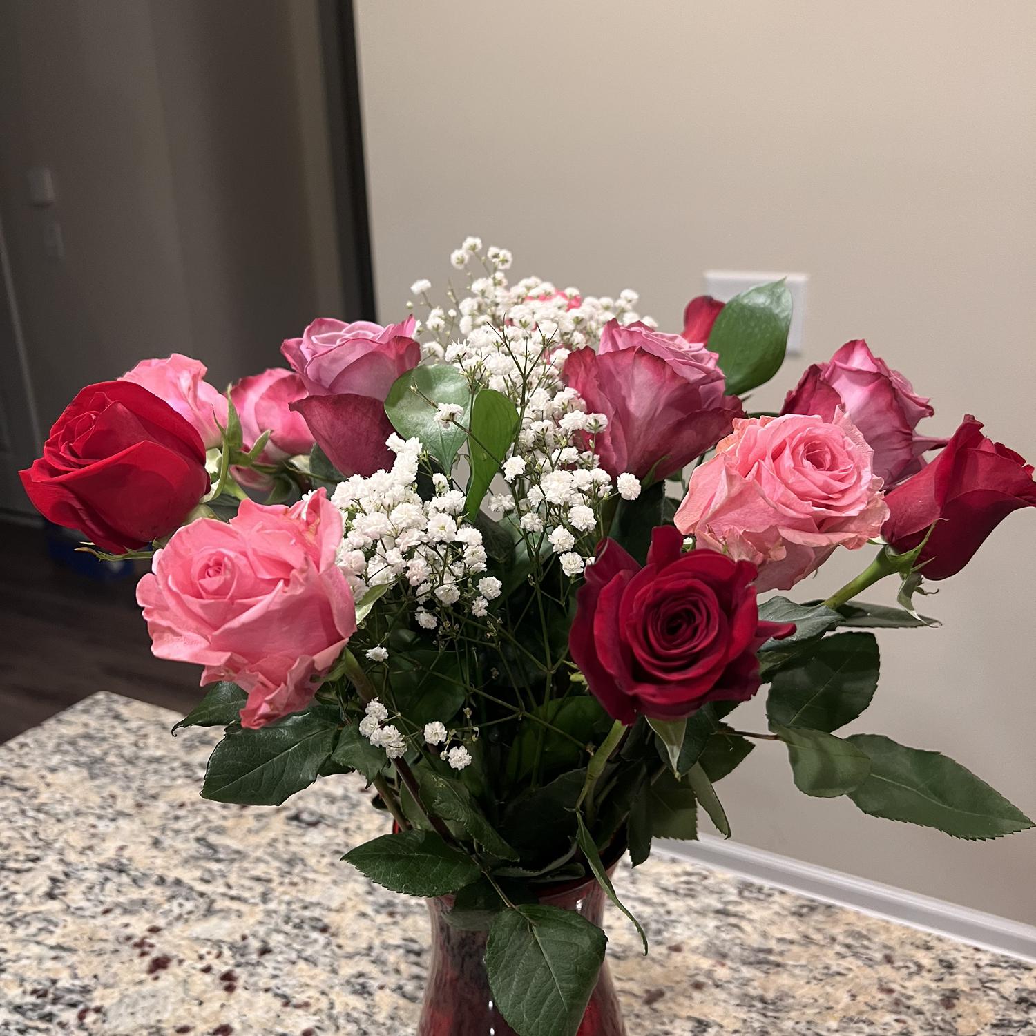 Jon often surprises me with flowers... for no other reason than to let me know I was in his thoughts while he was out running errands.