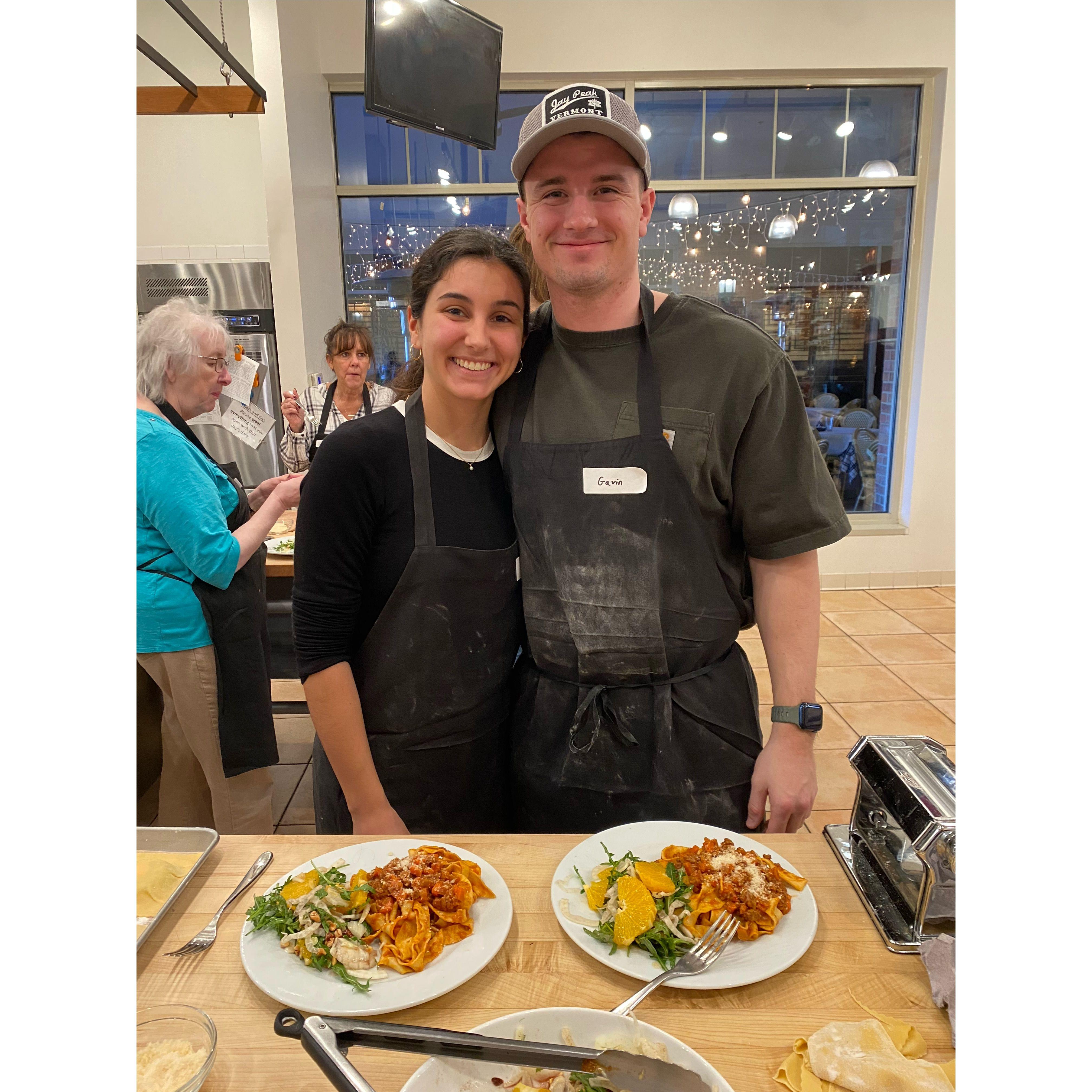 Pasta making class! Thanks Aunt Kathy!