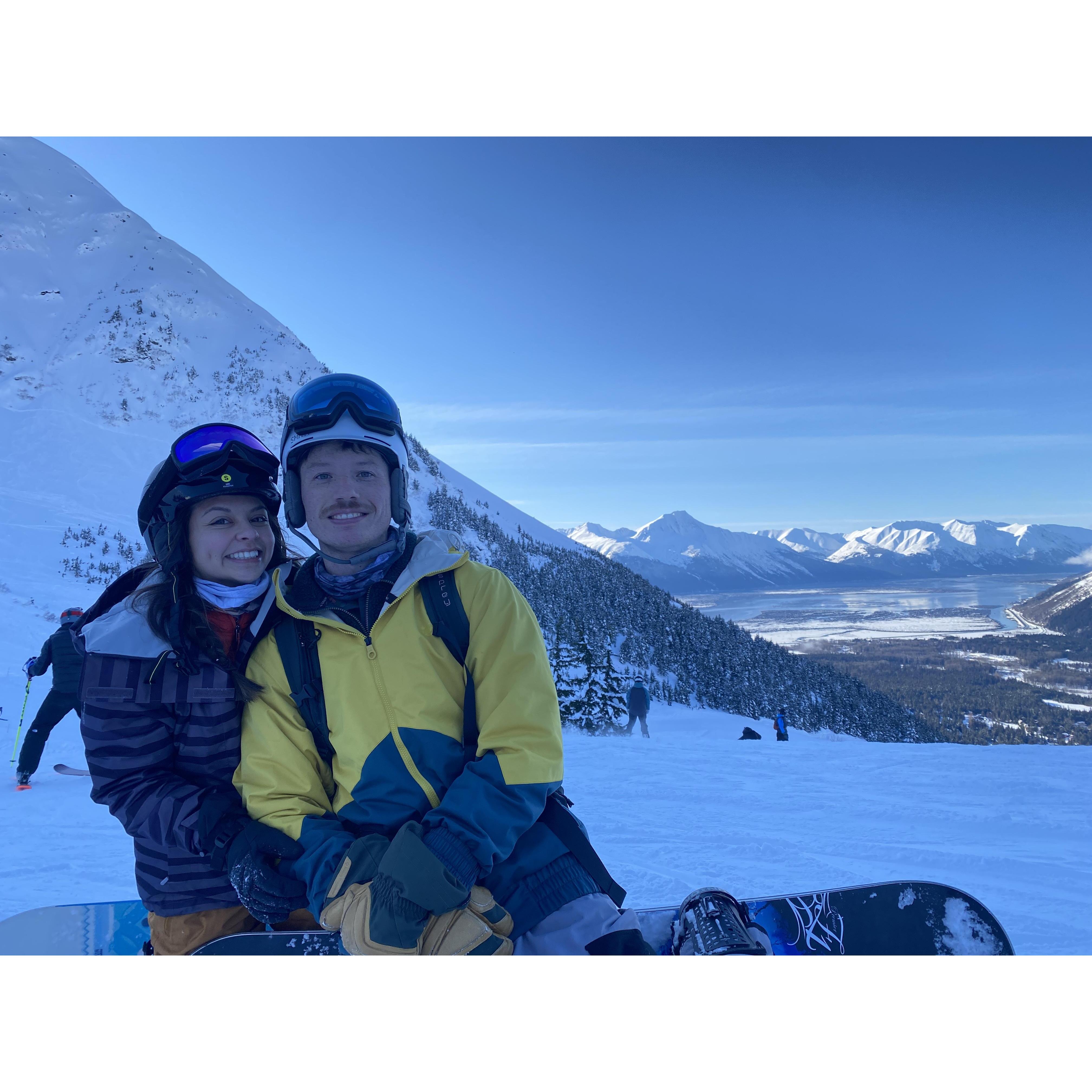 SHREDDIN' in Alyeska