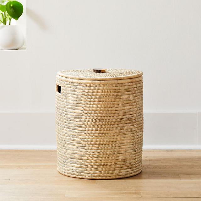 Wooden Handle Hamper Medium