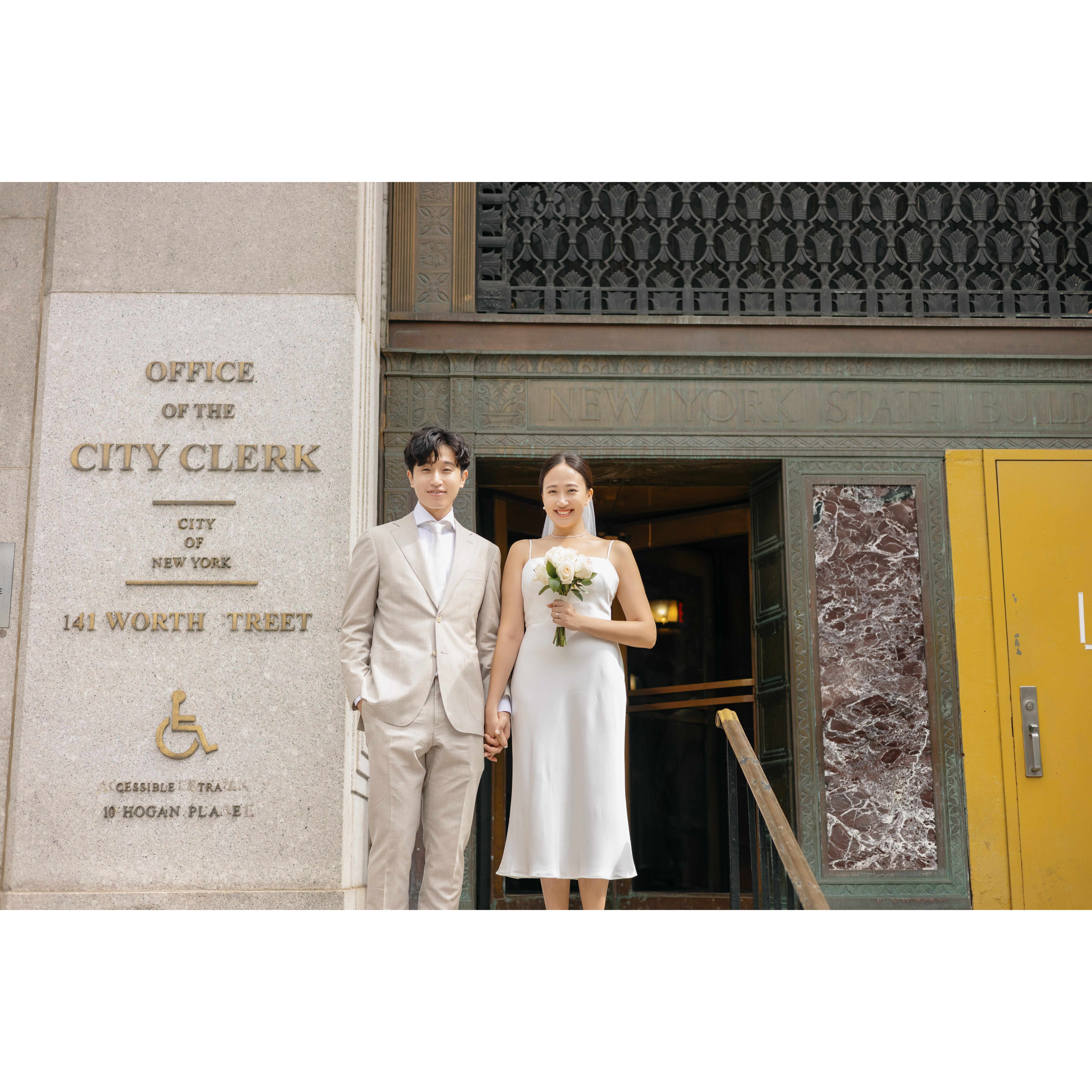 Civil ceremony!